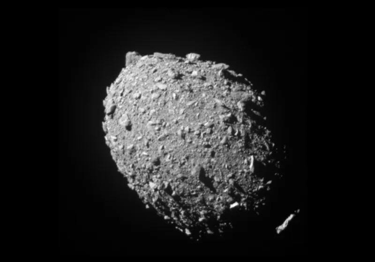 Asteroid Dimorphos, 160 meters in diameter