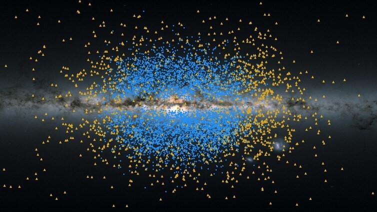 Descubren dos de los 'filamentos originales' de estrellas que formaron la Vía Láctea