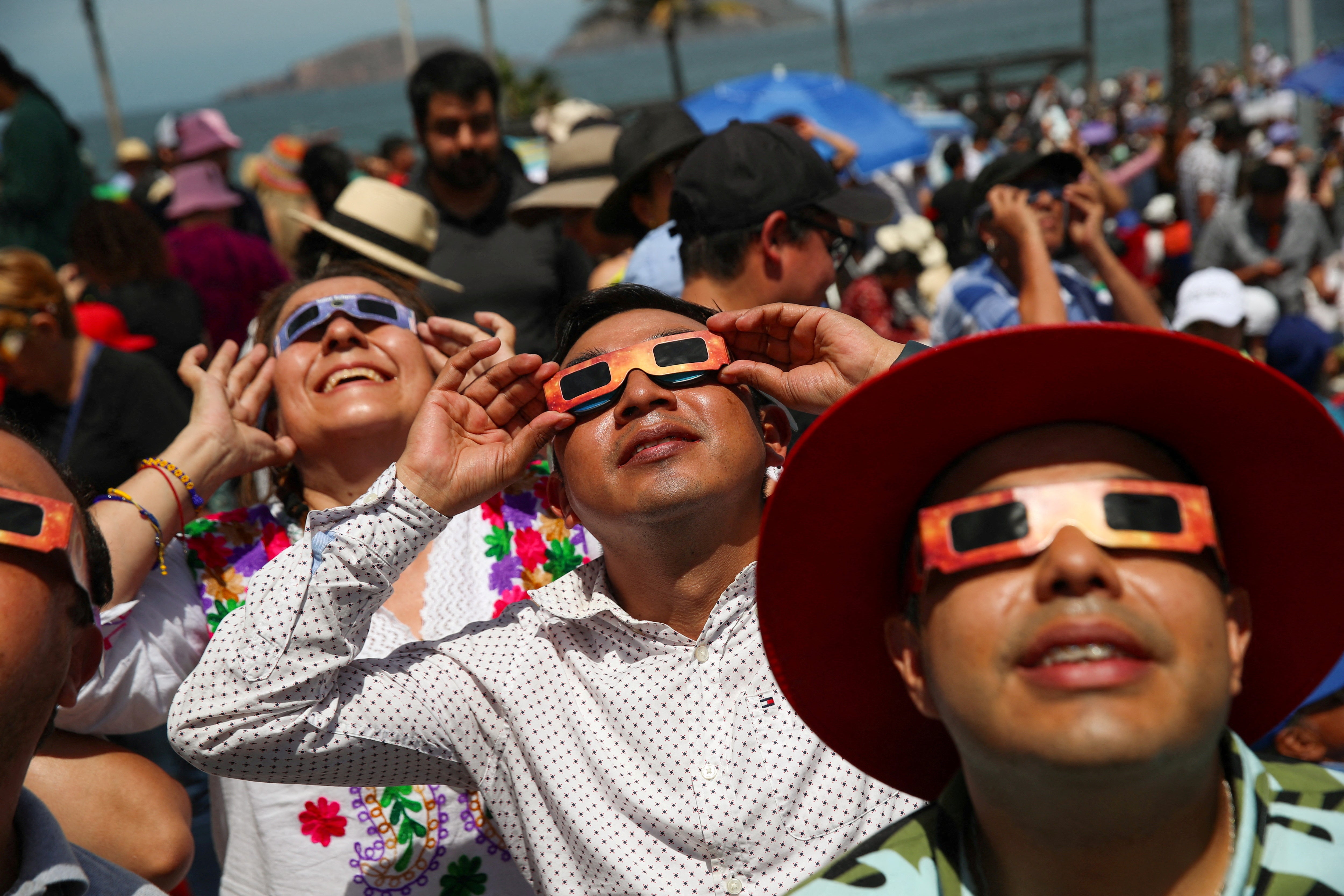 El espectacular eclipse total del Sol, en imágenes