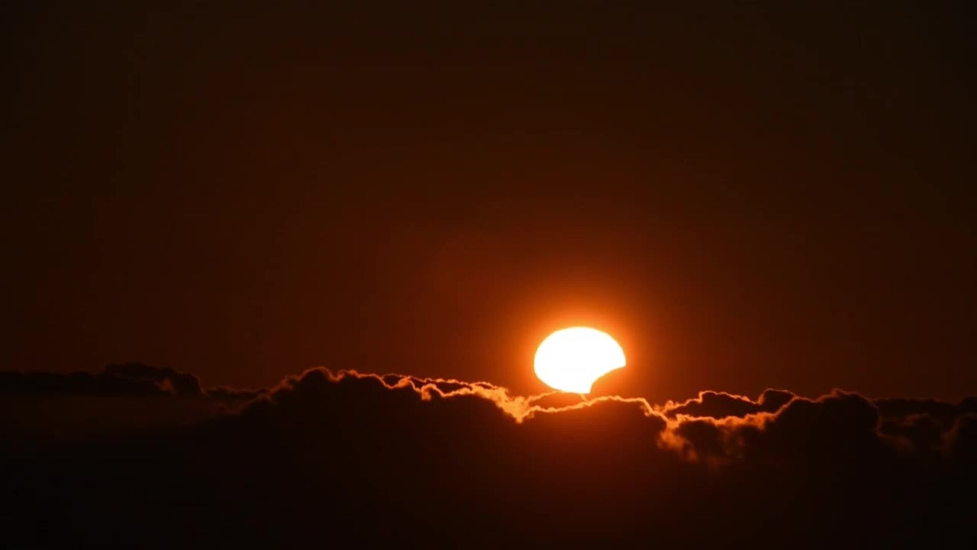 El eclipse solar desde La Palma