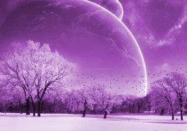El púrpura podría ser el color preferido de la vida fuera de nuestro planeta