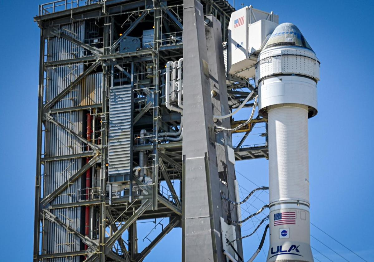 El cohete Atlas V de United Launch Alliance (ULA) que transporta el Starliner de Boeing