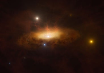 Astrónomos ven el despertar de un agujero negro masivo