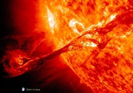 La supertormenta solar del mes de mayo provocó que miles de satélites se hundieran hacia la Tierra