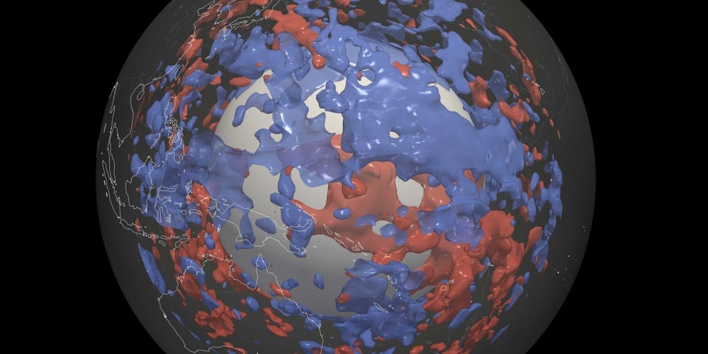 他们在地幔深处发现了太平洋下方大量难以解释的结构 他们在地幔深处发现了太平洋下方大量难以解释的结构