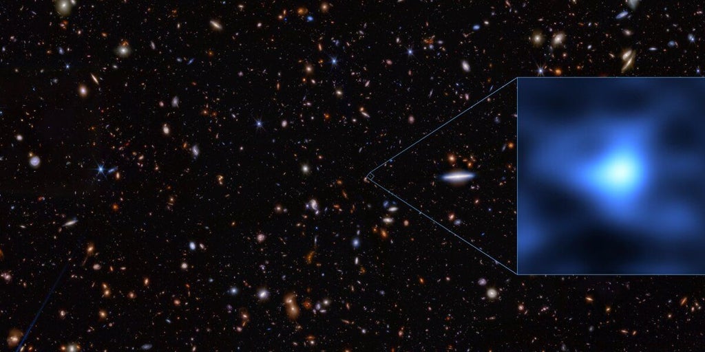 Detectan oxígeno en la galaxia más distante del Universo