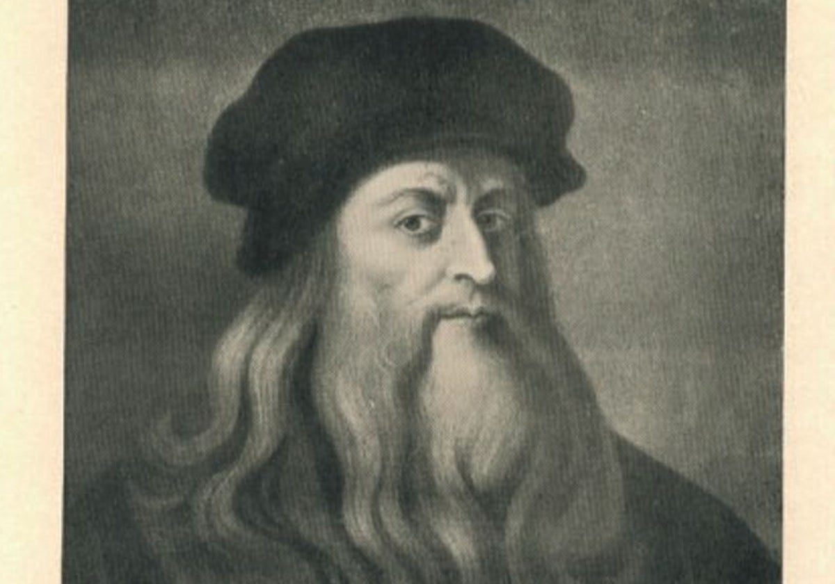 Retrato de Leonardo Da Vinci