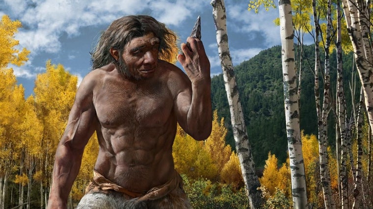 Recreación del hombre dragón