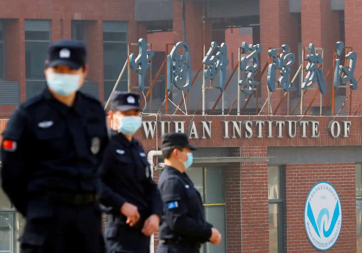 Fachada del Instituto de Virología de Wuhan, donde surgen teorías de que se originó el Covid-19