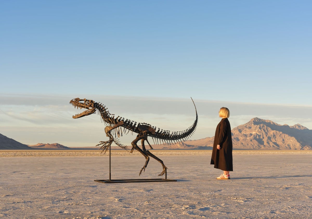 El ejemplar de dinosaurio juvenil subastado por 30,5 millones de dólares