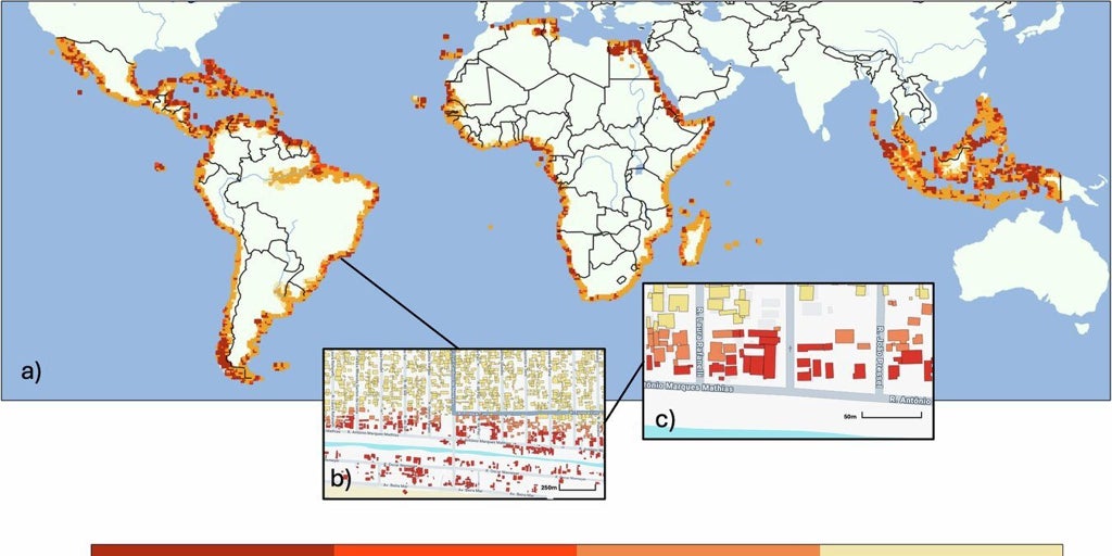 Un 'tsunami lento' amenaza el Sur global: más de cien millones de edificios, sentenciados por la subida del nivel del mar