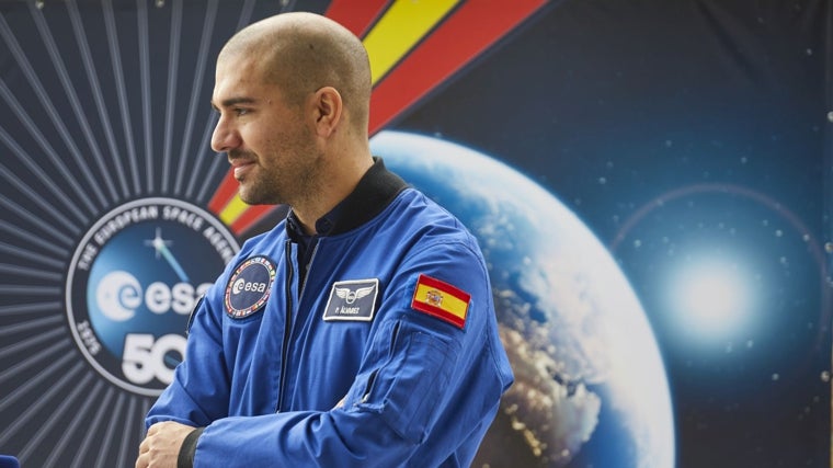 El astronauta español Pablo Álvarez