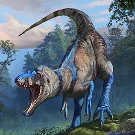 Un grupo de Nanotyrannus ataca a un ejemplar juvenil de T. rex