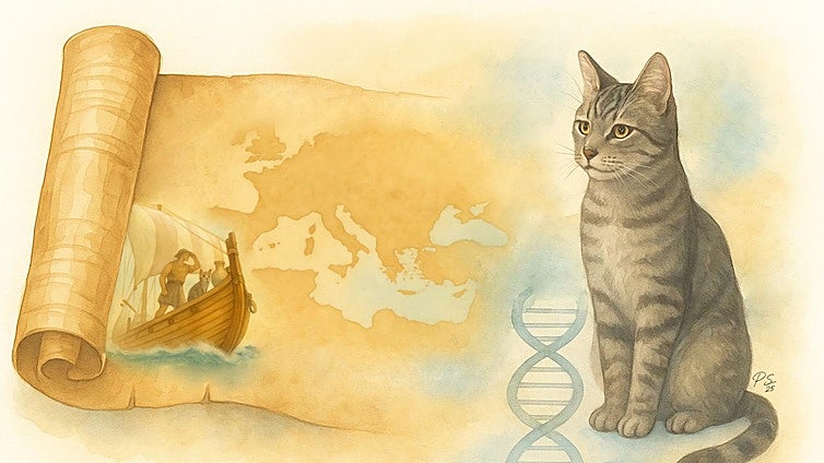 No llegaron con la agricultura: los gatos domésticos vinieron a Europa a bordo de naves romanas
