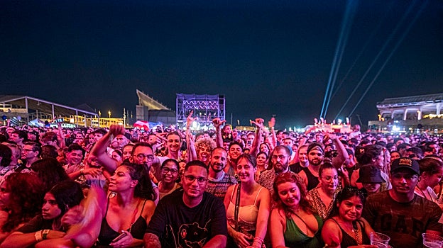 Ambiente durante el concierto de Residente