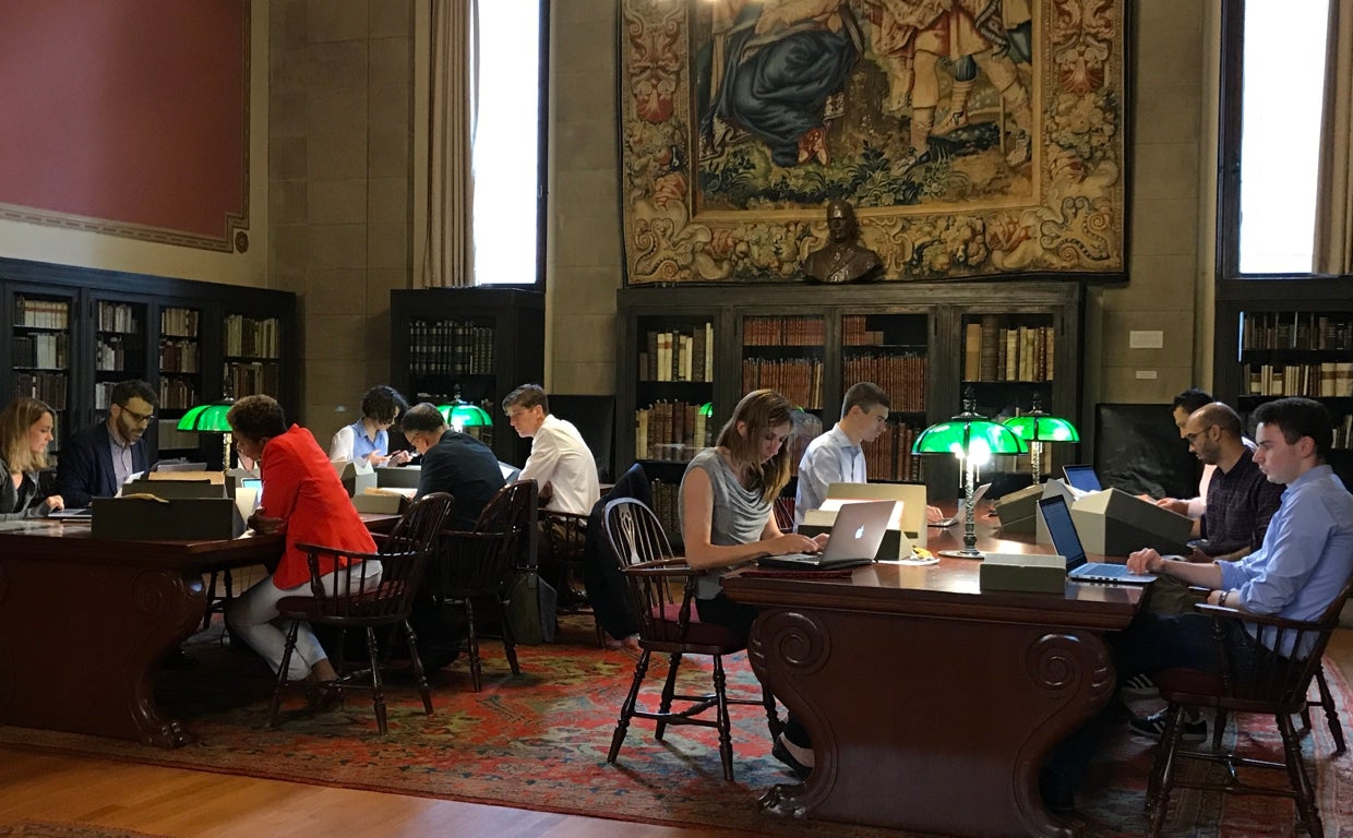 Interior de la biblioteca John Carter Brown