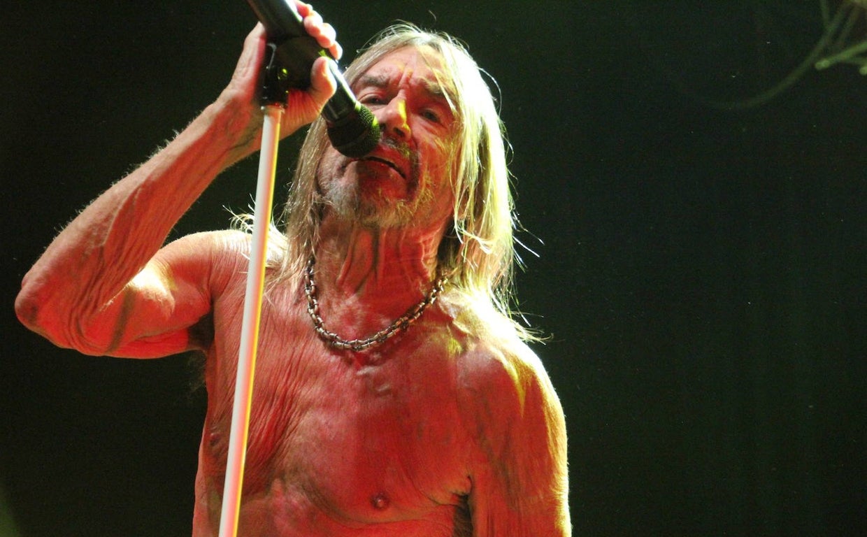 Iggy Pop, durante su actuación en Porta Ferrada