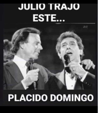 Julio trajo este... Placido Domingo