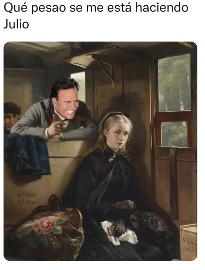 Qué pesao se me está haciendo Julio