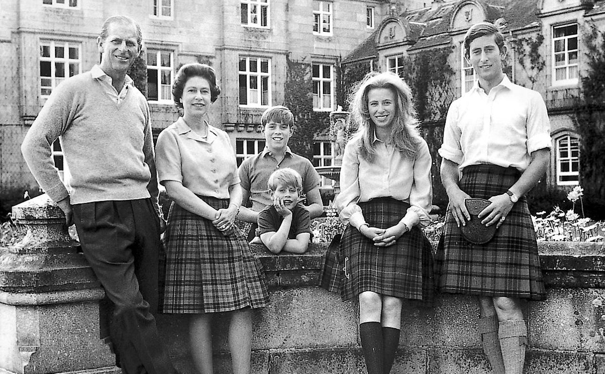 La Familia Real británica, durante unas vacaciones en Balmoral
