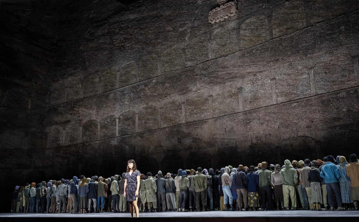 Un momento de 'Katia Kabanova', con Corinne Winters