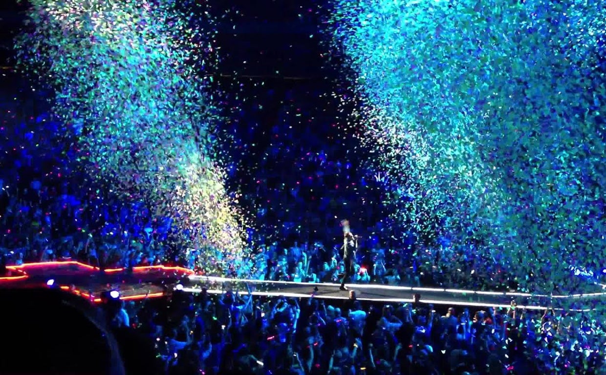 Coldplay en un concierto