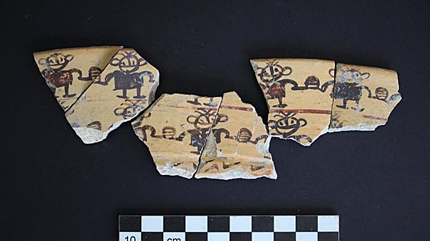Fragmentos cerámicos hallados en Santa Apolonia