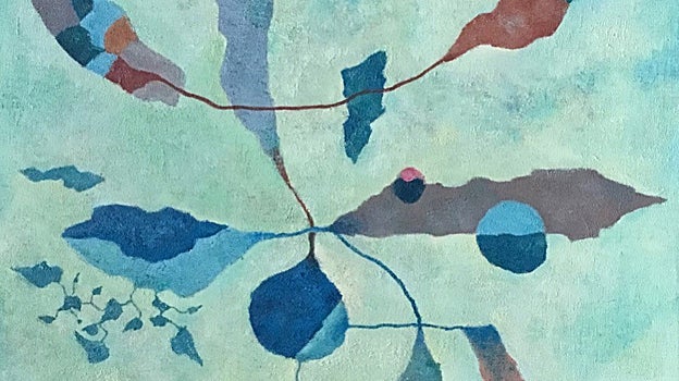 Composición sin título, de Hergé (1960)