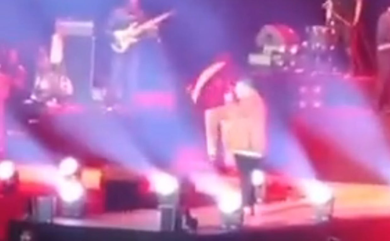 El momento en el que Mikaben sufre un infarto