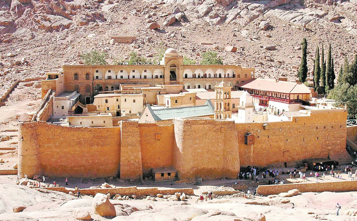 El monasterio de Santa Catalina, en la península del Sinaí