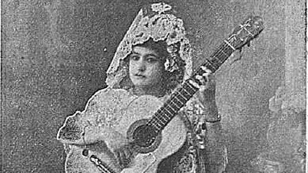 Adela Cubas, en una imagen de finales del siglo XIX