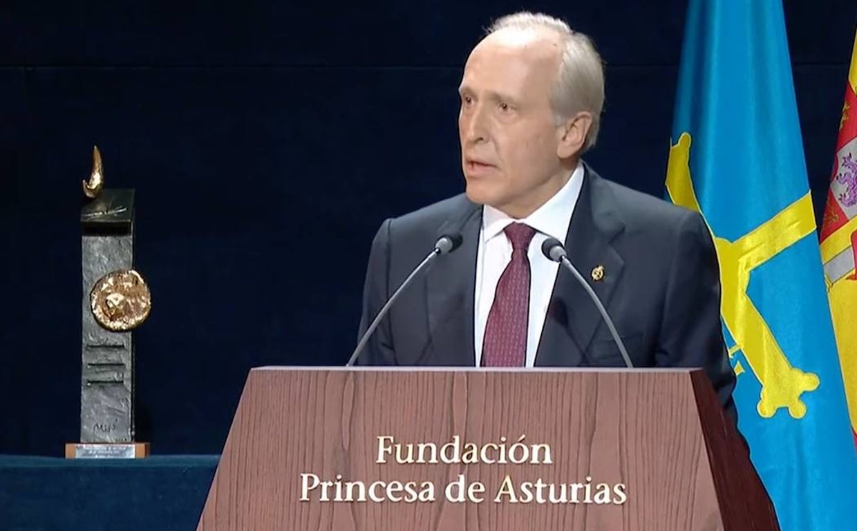 Luis Fernández-Vega Sanz, presidente de la de la Fundación Princesa de Asturias