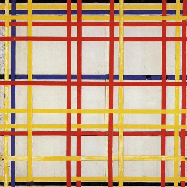Imagen después - Un cuadro de Mondrian ha estado colgado 75 años al revés