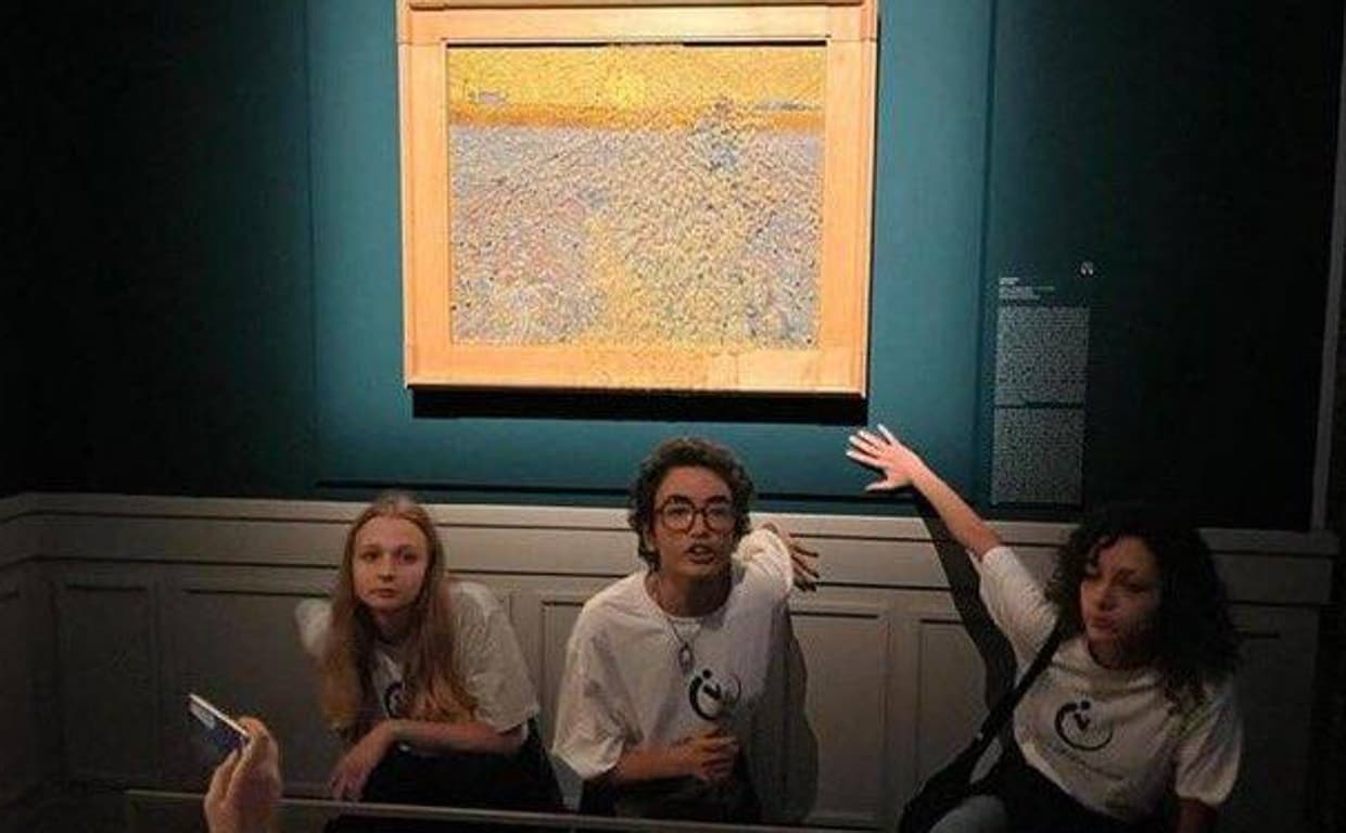 Los atacantes del Van Gogh en Italia