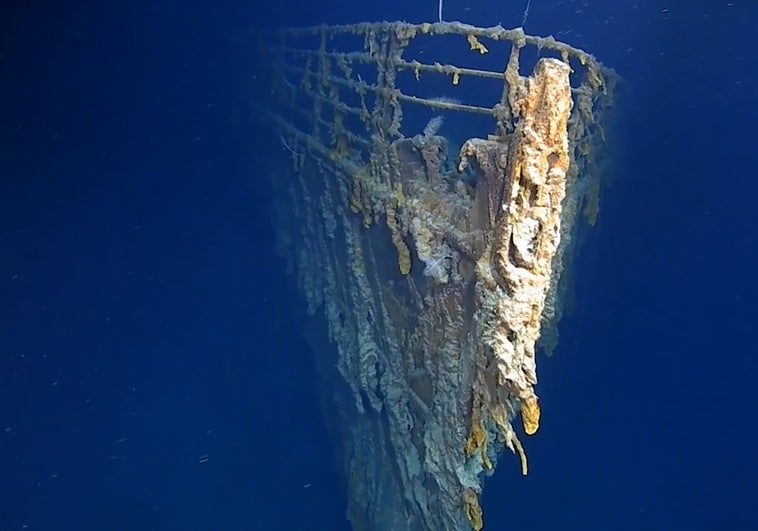 Hallan el origen de la misteriosa estructura submarina que hay junto al Titanic