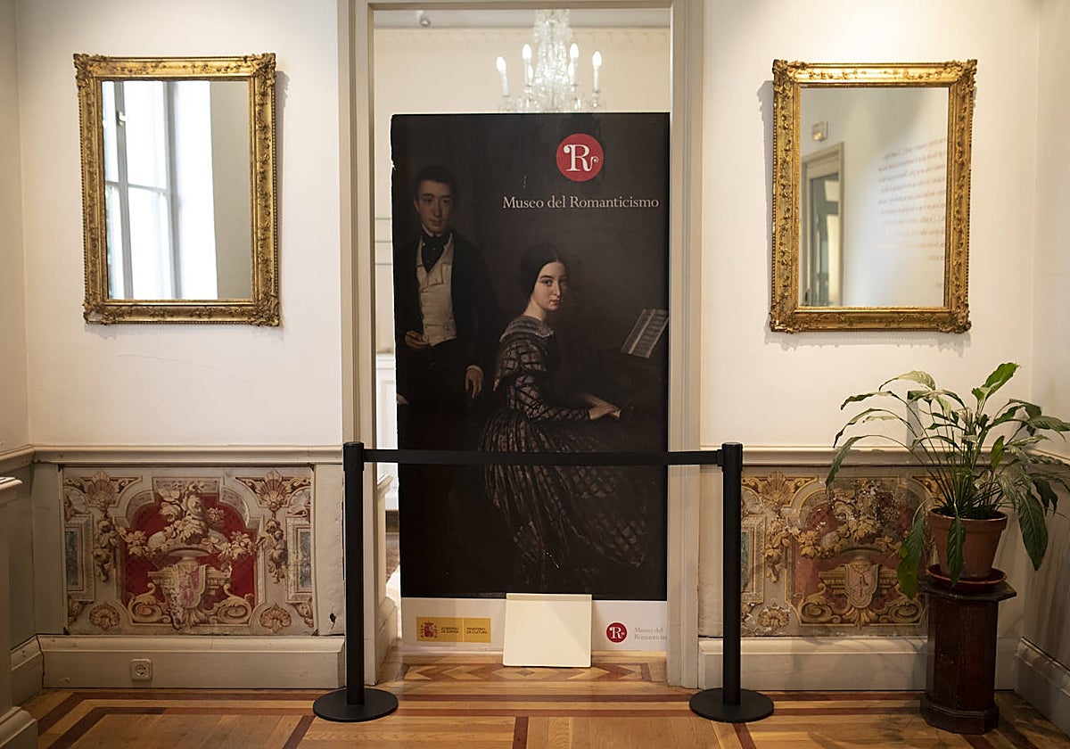 Sala cerrada en el Museo del Romanticismo