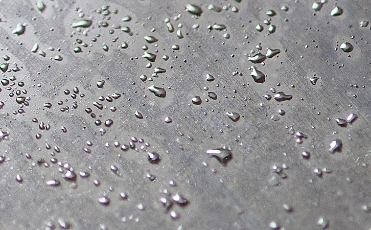 Imagen principal - En la imagen de arriba, detalle de los daños en un vidrio de Laurent por la humedad excesiva, que supera el 50 por ciento recomendado. En la tercera imagen, una plaga de moscas en los depósitos del IPCE