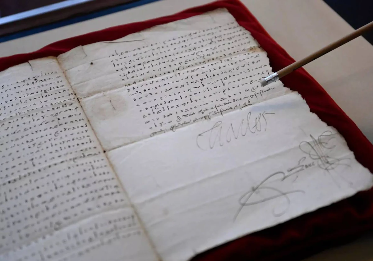 Descifran una carta secreta de Carlos V cinco siglos después