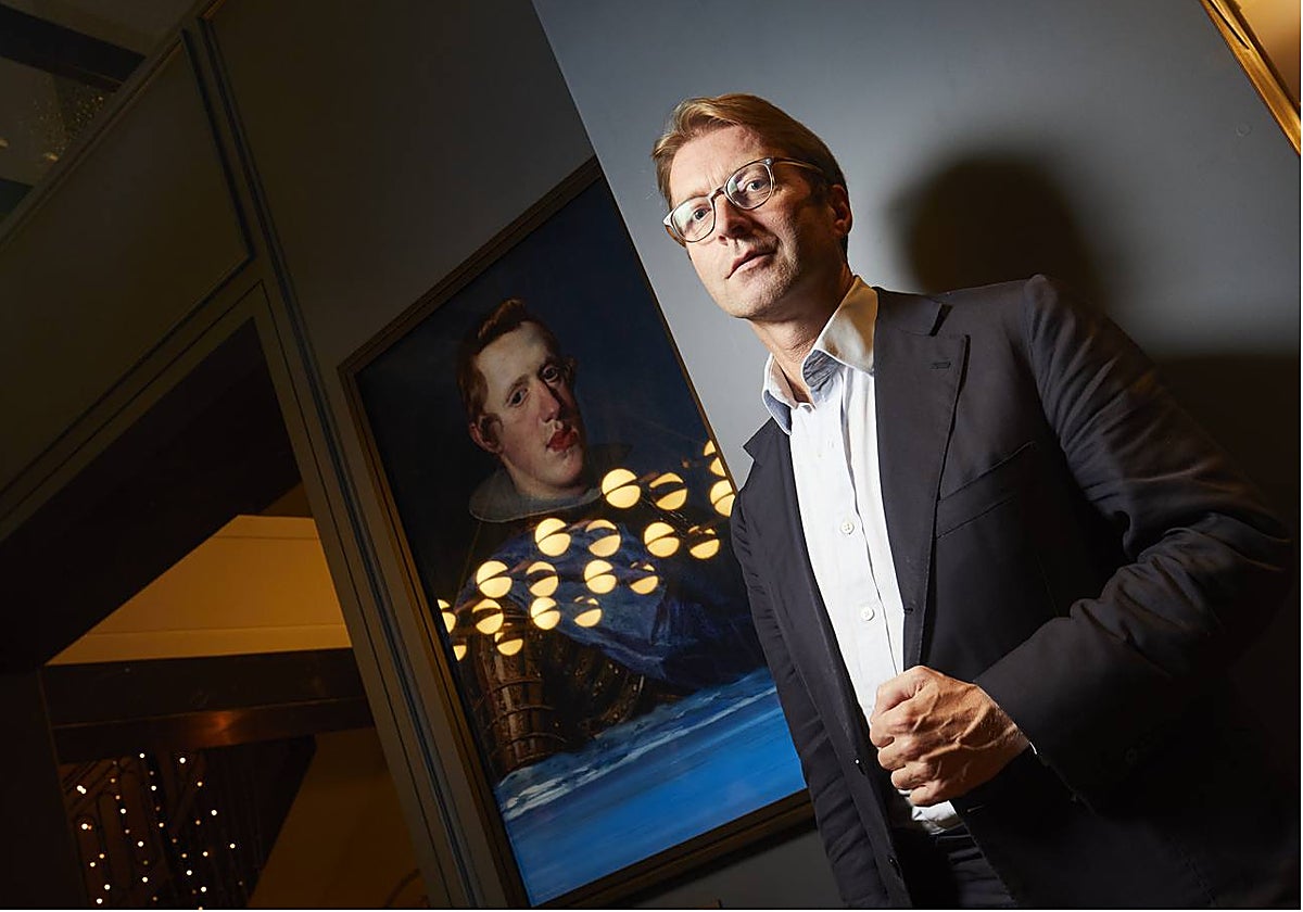 Taco Dibbits, el jueves tras la entrevista en un céntrico hotel de Madrid