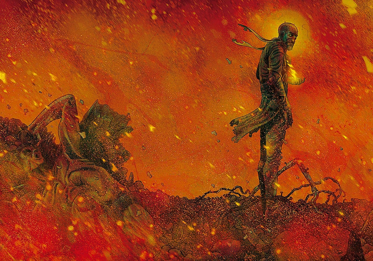 Un dibujo del cómic 'El Fuego', de David Rubín