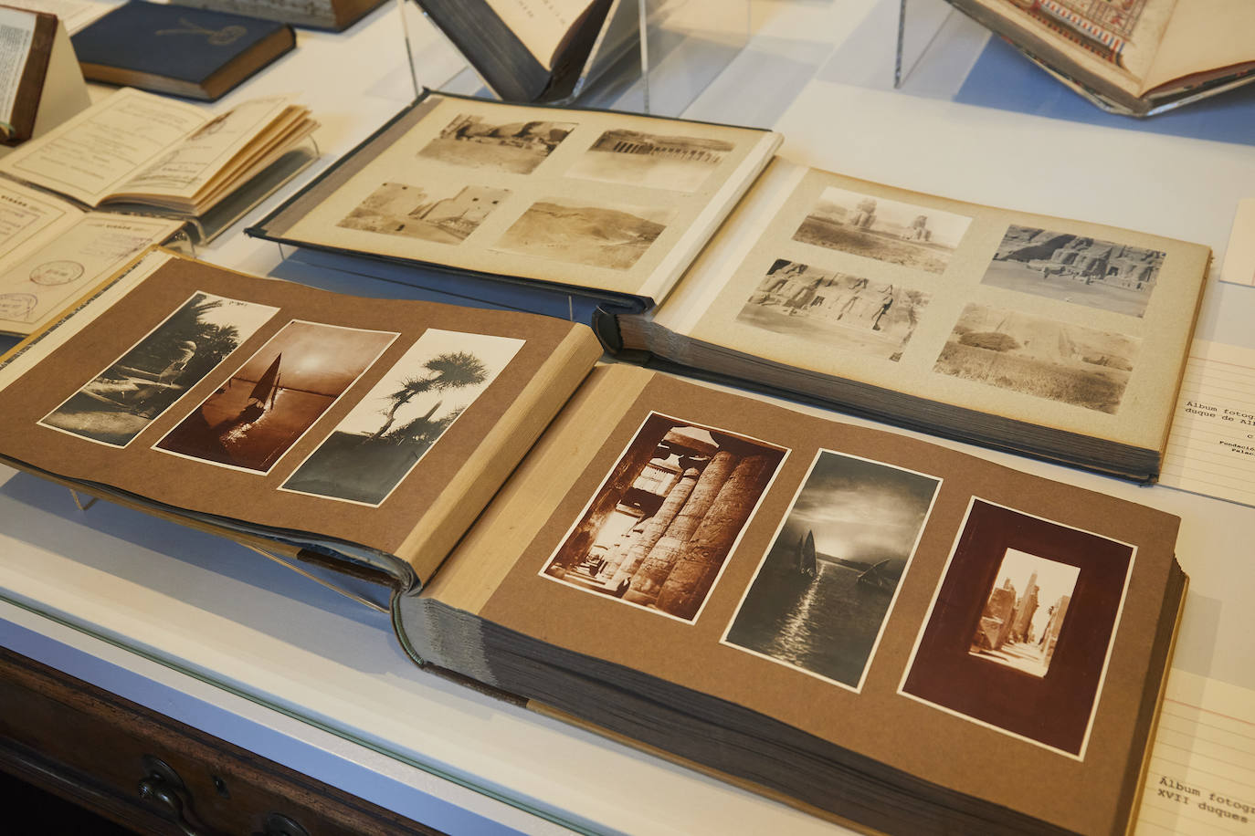 Los álbumes fotográficos sobre Egipto de la colección de la Casa de Alba