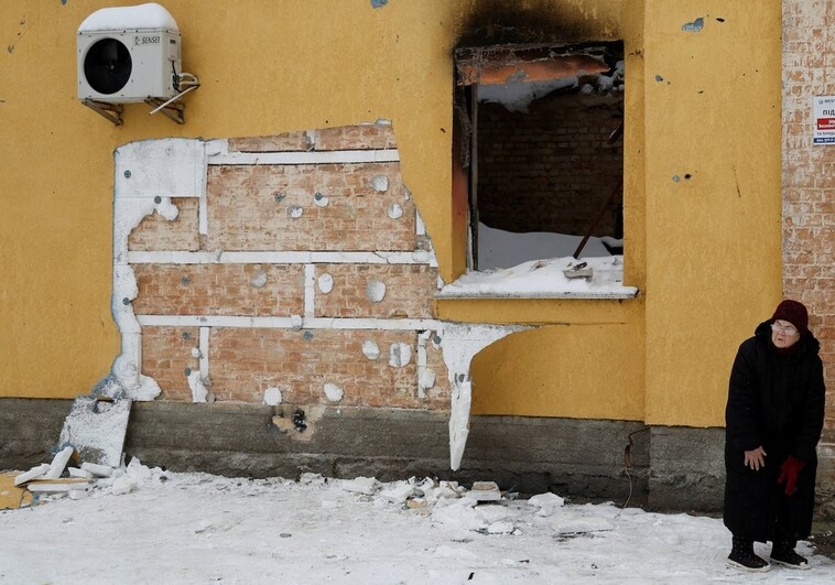 Intentan robar una obra de Banksy en Ucrania llevándose parte del muro
