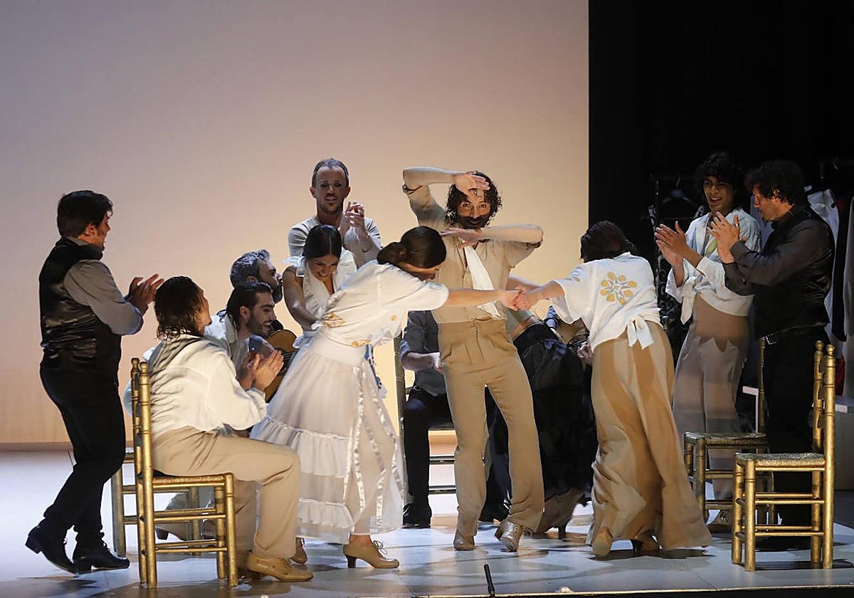 Representación del Ballet Flamenco de Andalucía