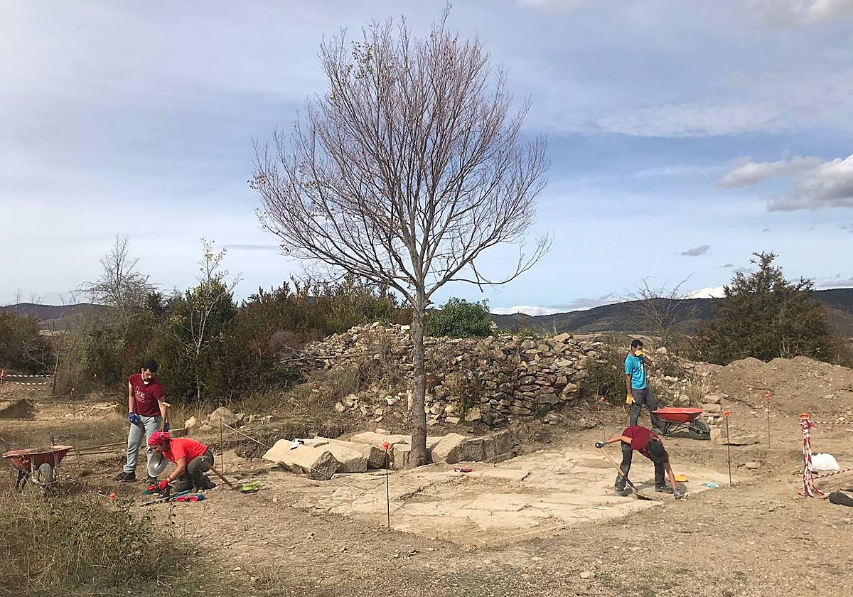 Última campaña de excavaciones en la ciudad romana de Santa Criz de Eslava