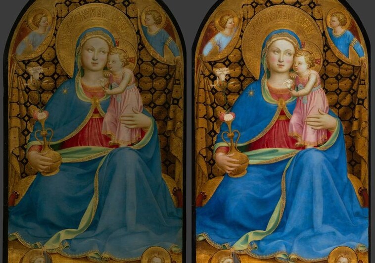 'La Virgen de la Humildad' de Fra Angelico recobra su esplendor