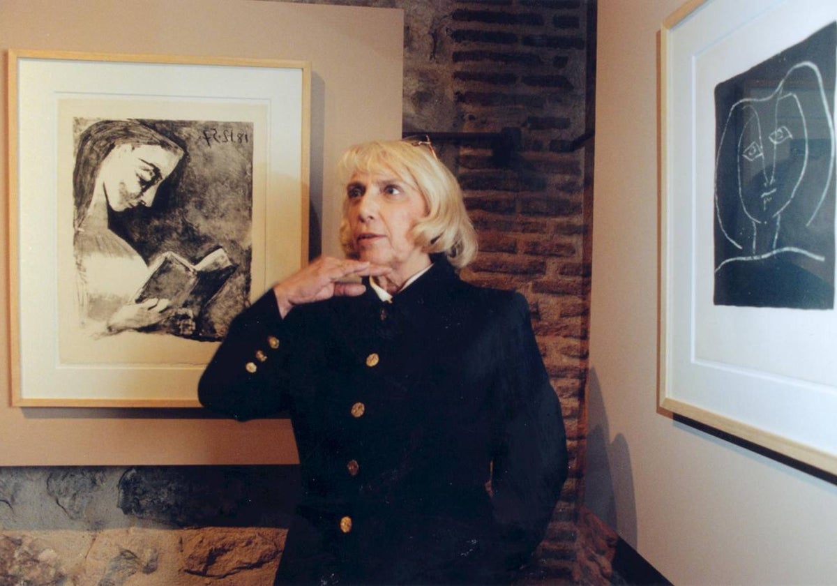 Maya Picasso, en una visita a Madrid