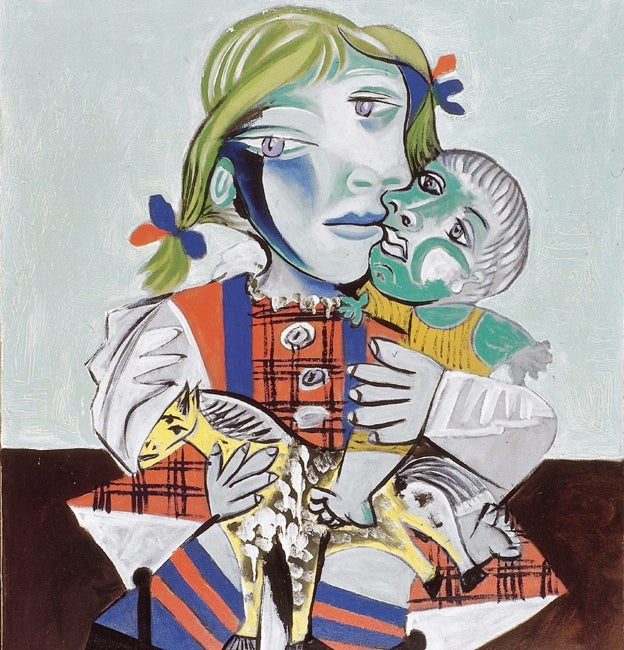 Uno de los retratos de Maya pintados por Picasso