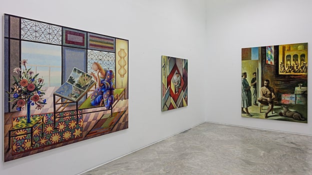 Obras de Guillermo Pérez-Villata en la exposición