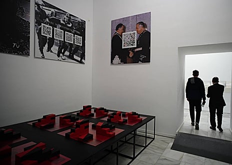 Imagen secundaria 1 - En las imágenes, algunas de las propuestas que se muestran ahora en el repaso que la muestra 'Vasos comunicantes' hace de la colección del centro