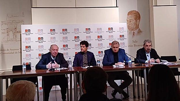 Un momento de la charla organizada por Los de José y Juan en Las Ventas